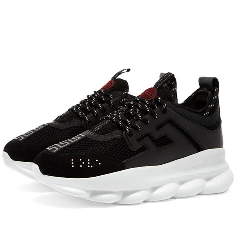 versace scarpe chain reaction amaranto|versace chain reaction black shoes.